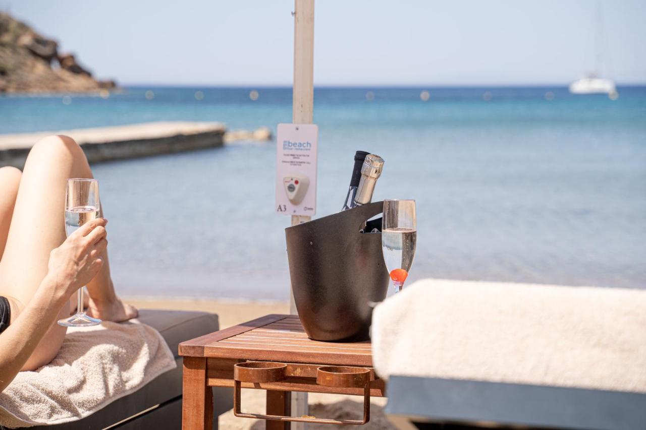 Aegeon Beach Hotel Szúnio Kültér fotó