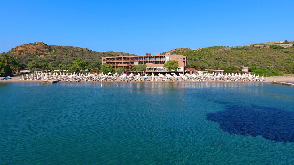 Aegeon Beach Hotel Szúnio Kültér fotó
