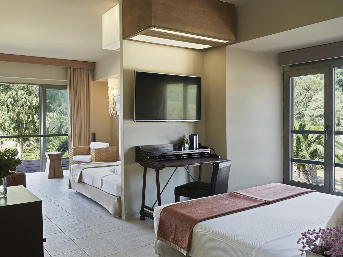 Aegeon Beach Hotel Szúnio Kültér fotó